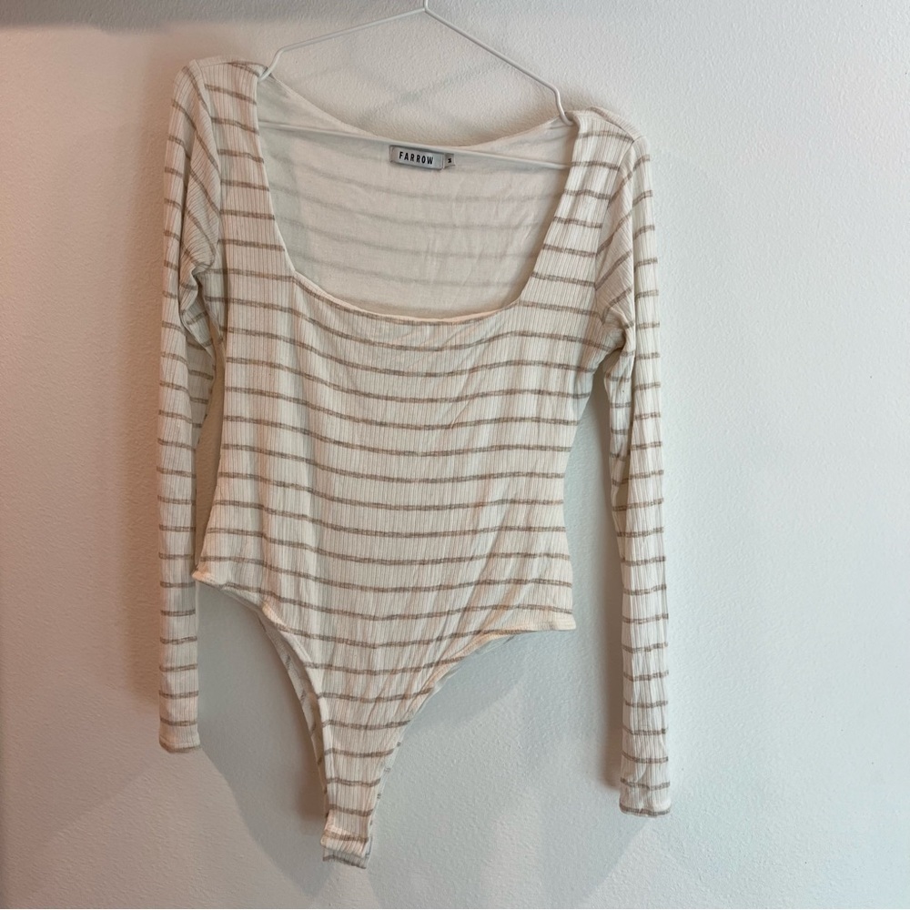 FARROW Striped Longsleeve Bodysuit